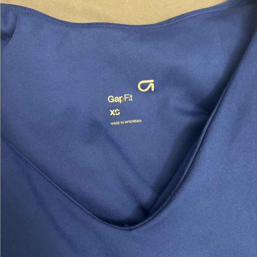 GAP Fit Royal Blue V-Neck Tank Active Dress - Picture 4 of 4